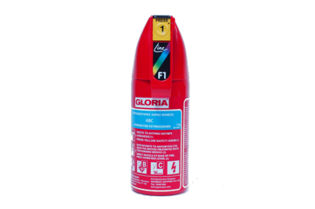 1kg Powder Fire Extinguisher (Easy-Action) - Gloria P1GM