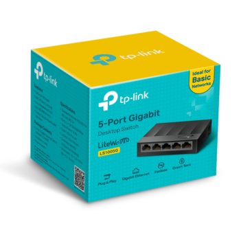 TP-Link LS1005G v1.0, 5-Port 10/100/1000Mbps Desktop Switch